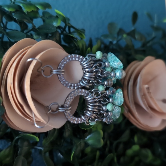 Stamped Mexico Sterling Silver & Turquoise Jewelry Lot - Picture 6 of 12